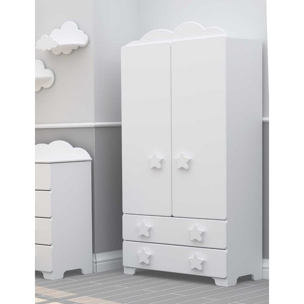 Продукт Bambino Casa Stelle Grandi Felici Bianco - Гардероб  - 0 - BG Hlapeta